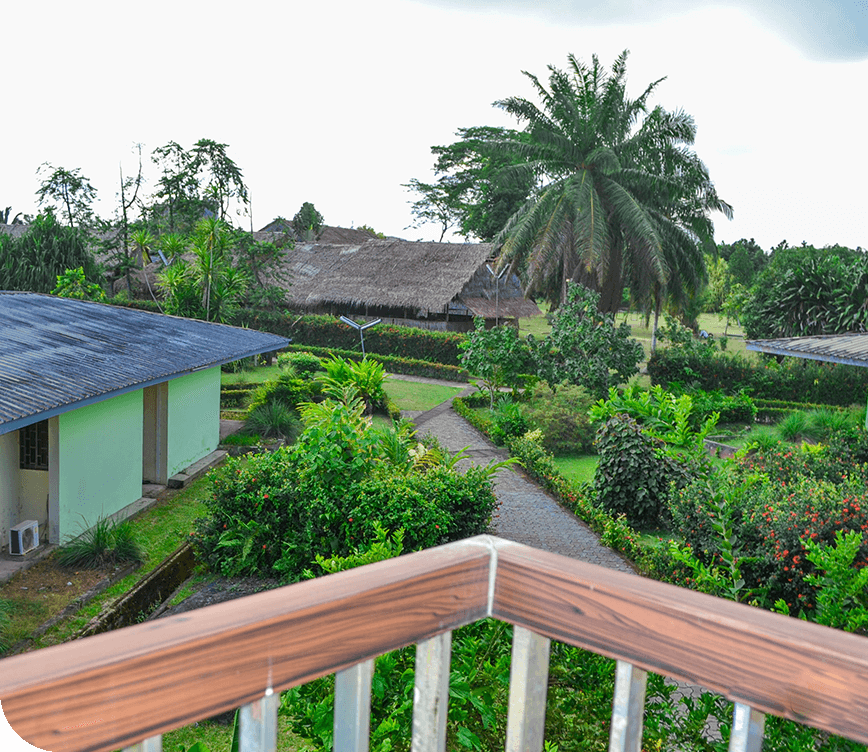 Hotel Framotel Kribi vue du jardin