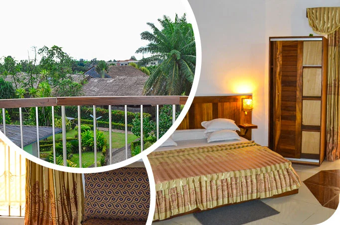 Framotel Kribi Jardin découverte chambre et jardin